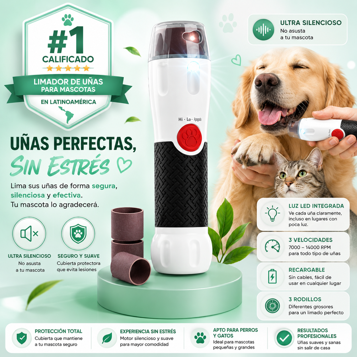 PawTrim™ Limador de uñas para mascotas